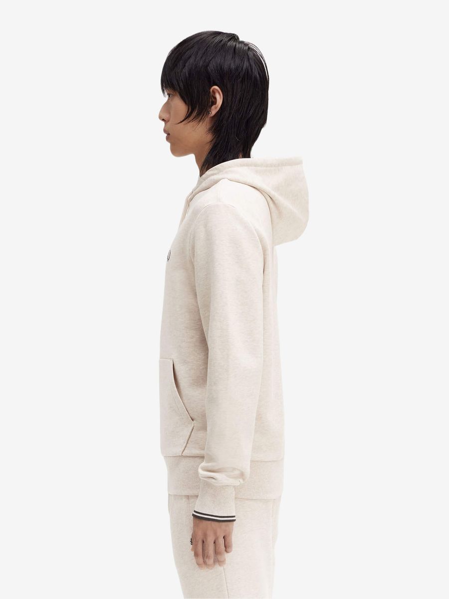 FRED PERRY — Худи Tipped Hooded Porridge Marl/Grey