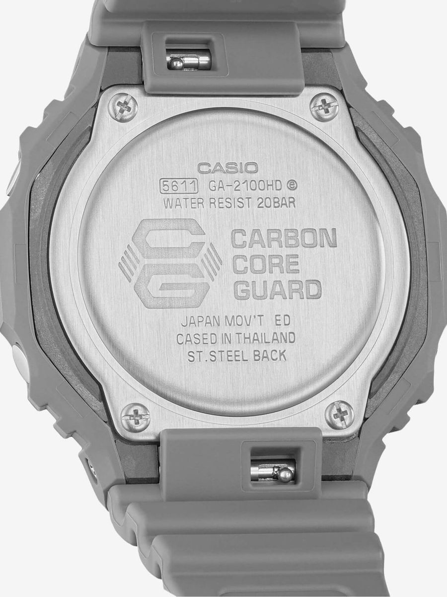 CASIO — Часы G-Shock GA-2100HD-8A Matte Grey/White