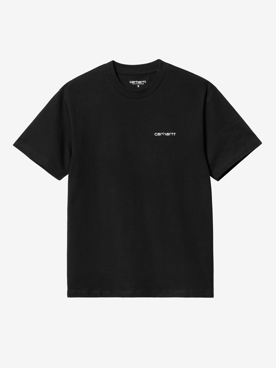 CARHARTT WIP — Футболка W' Script Embroidery Black/White