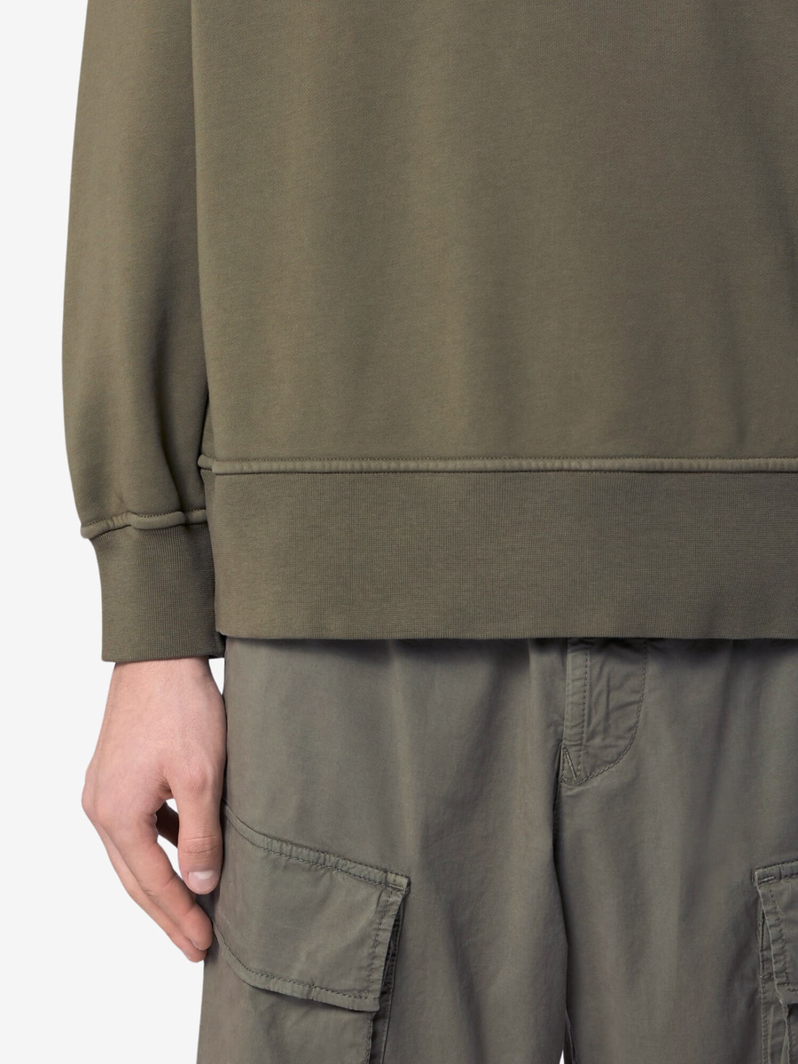 STONE ISLAND — Свитшот Crewneck Green