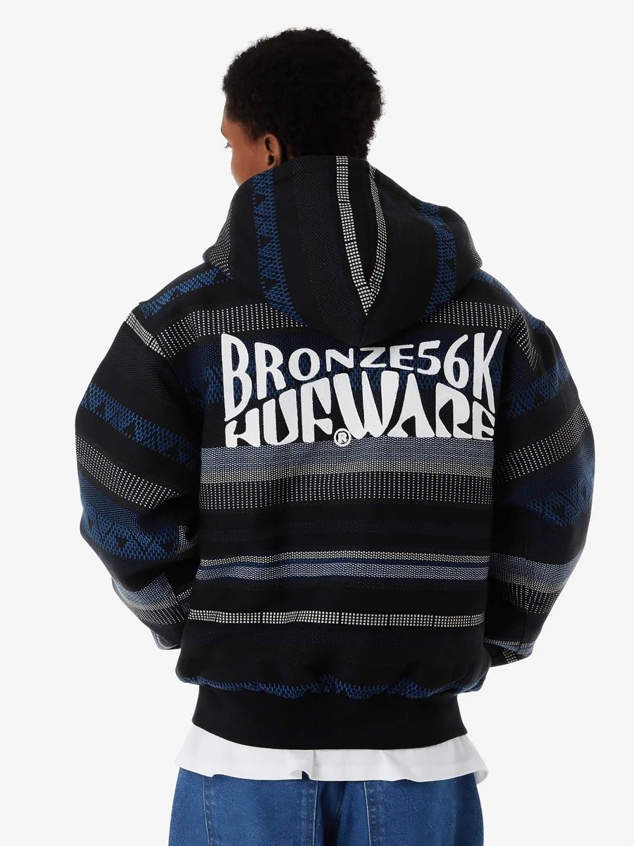 HUF — Куртка HUF x Bronze56K Baja Work Jacket Black Multi