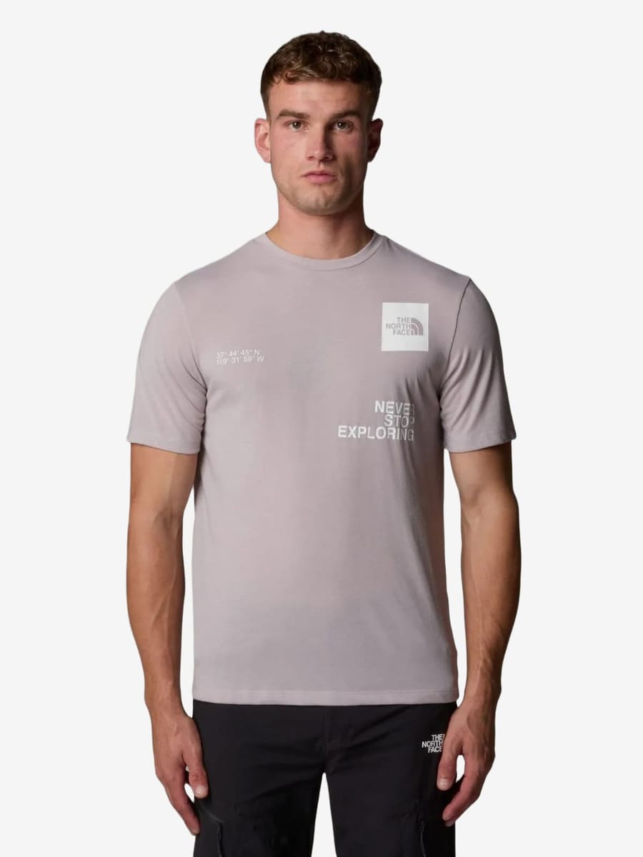 THE NORTH FACE — Футболка Mountain Foundation Grey