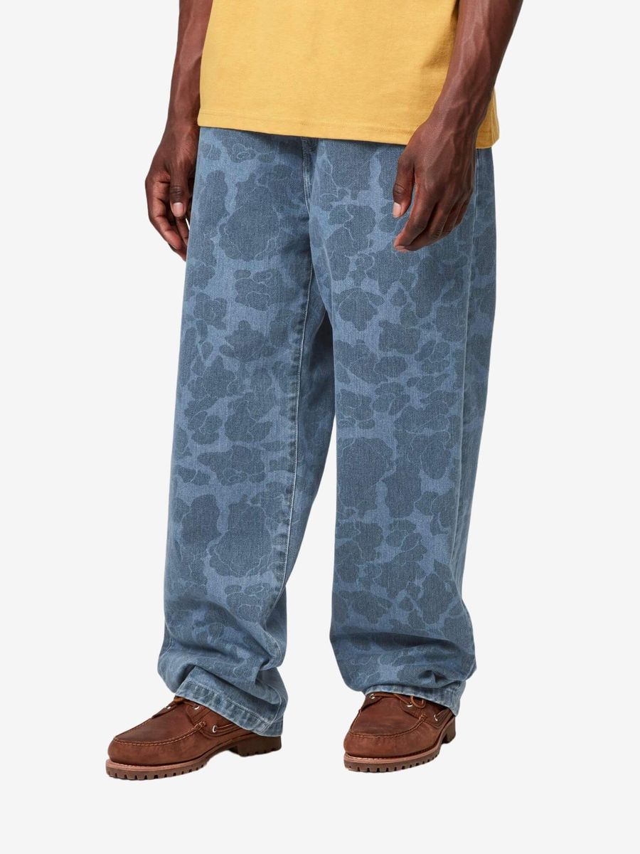 CARHARTT WIP — Джинсы Duck Landon Camo Blue (Bleached)