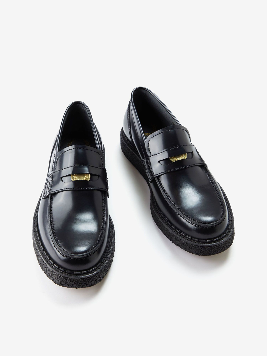 FRED PERRY — Туфли George Cox Leather Penny Loafer Black