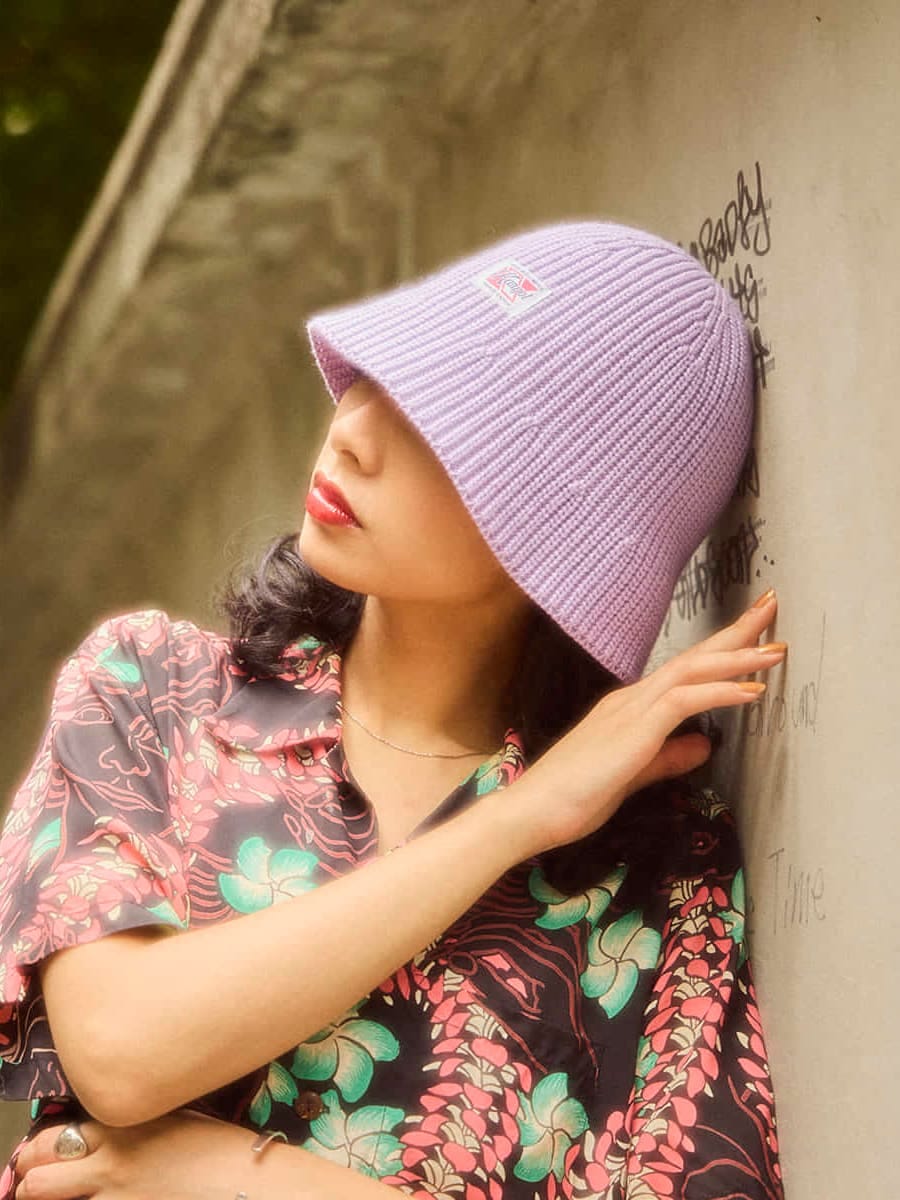 KANGOL — Панама Washed Knit Digital Lavender