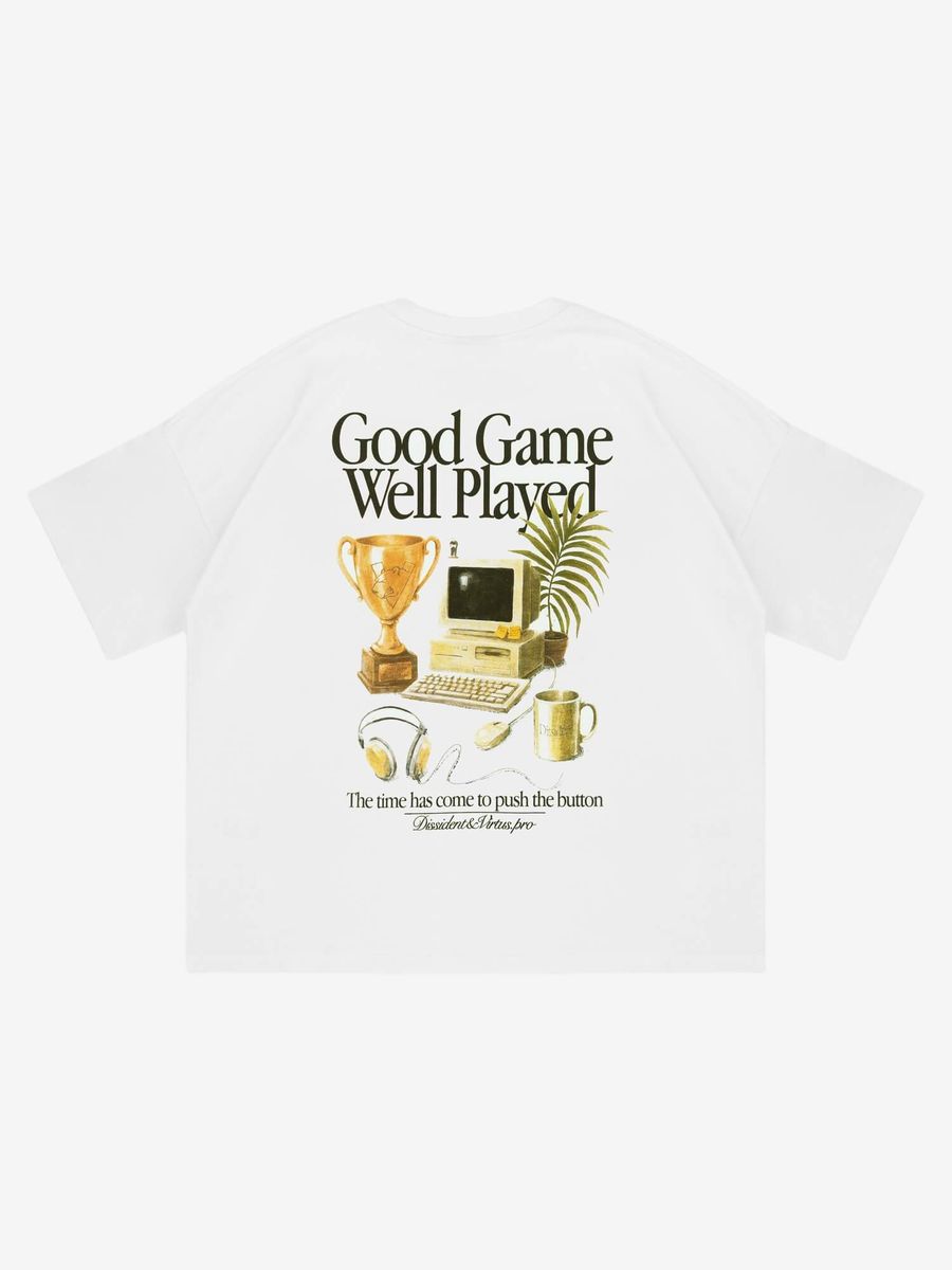 DISSIDENT — Футболка GGWP Heavy Oversized Tee White