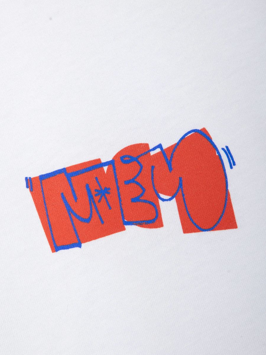 МЕЧ — Лонгслив Graffiti ss25 White