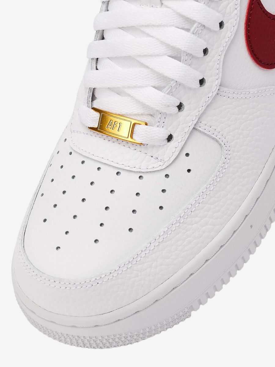 NIKE — Кроссовки Air Force 1 '07 Low White/Team Red