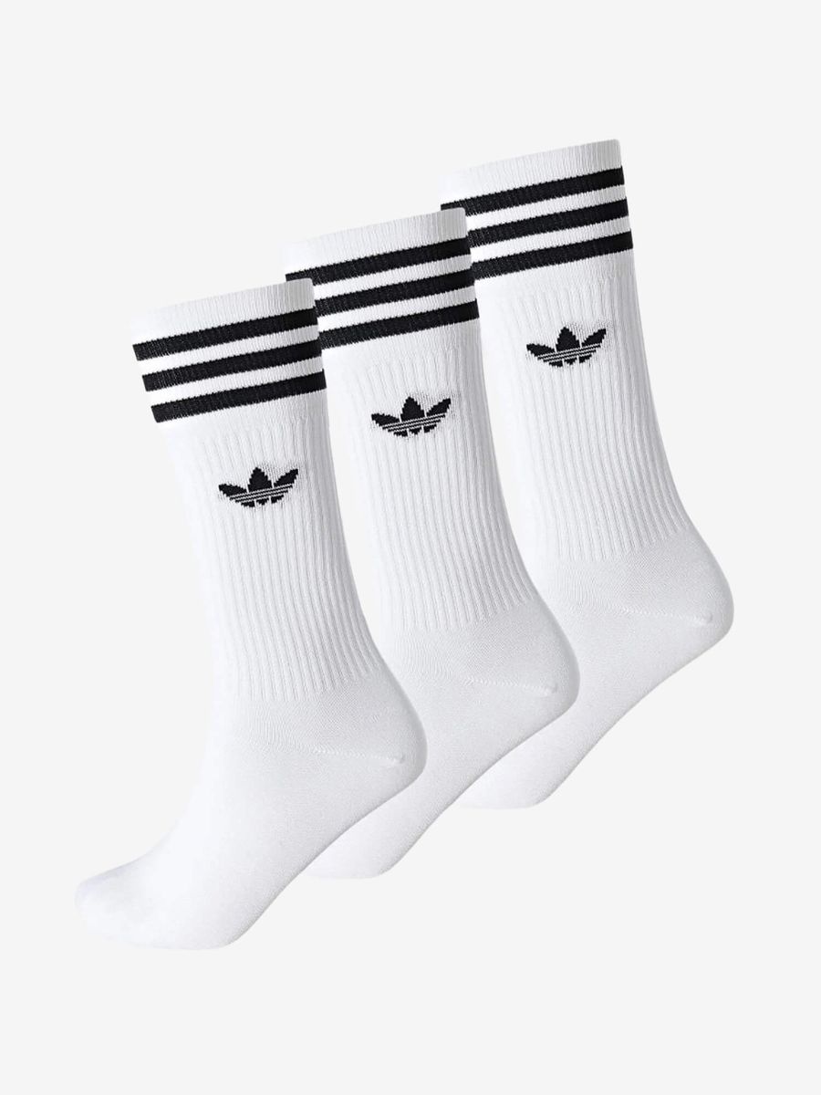 ADIDAS ORIGINALS — Носки Crew Mid-Cut 3 pack White/Black