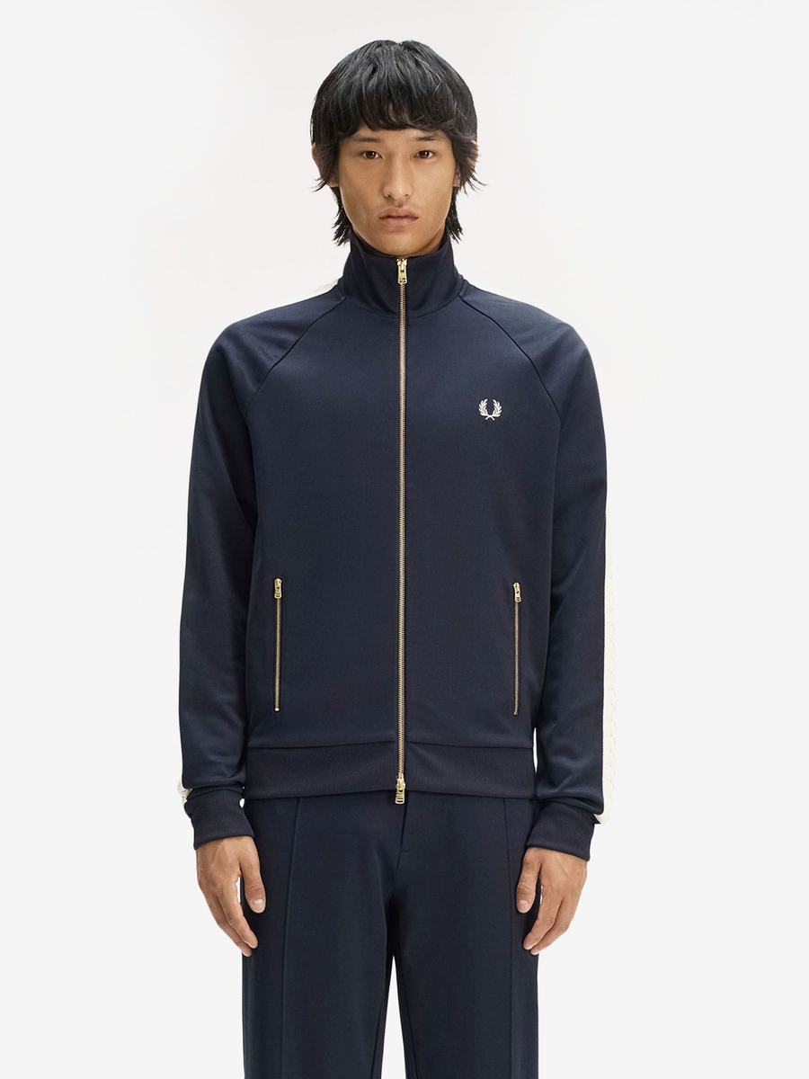 FRED PERRY — Олимпийка Cable Taped Track Jacket Navy