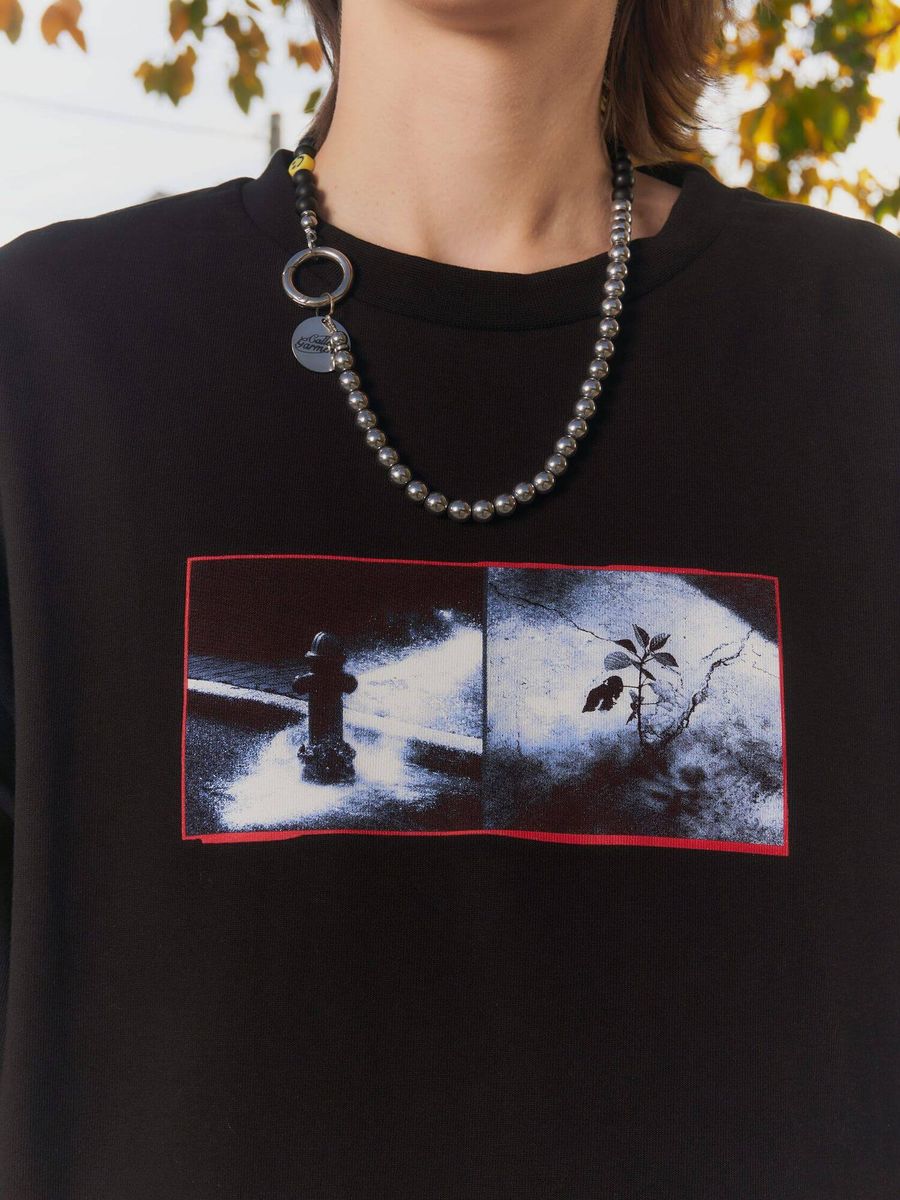 CALLED A GARMENT — Лонгслив Pressure Double Layer Черный