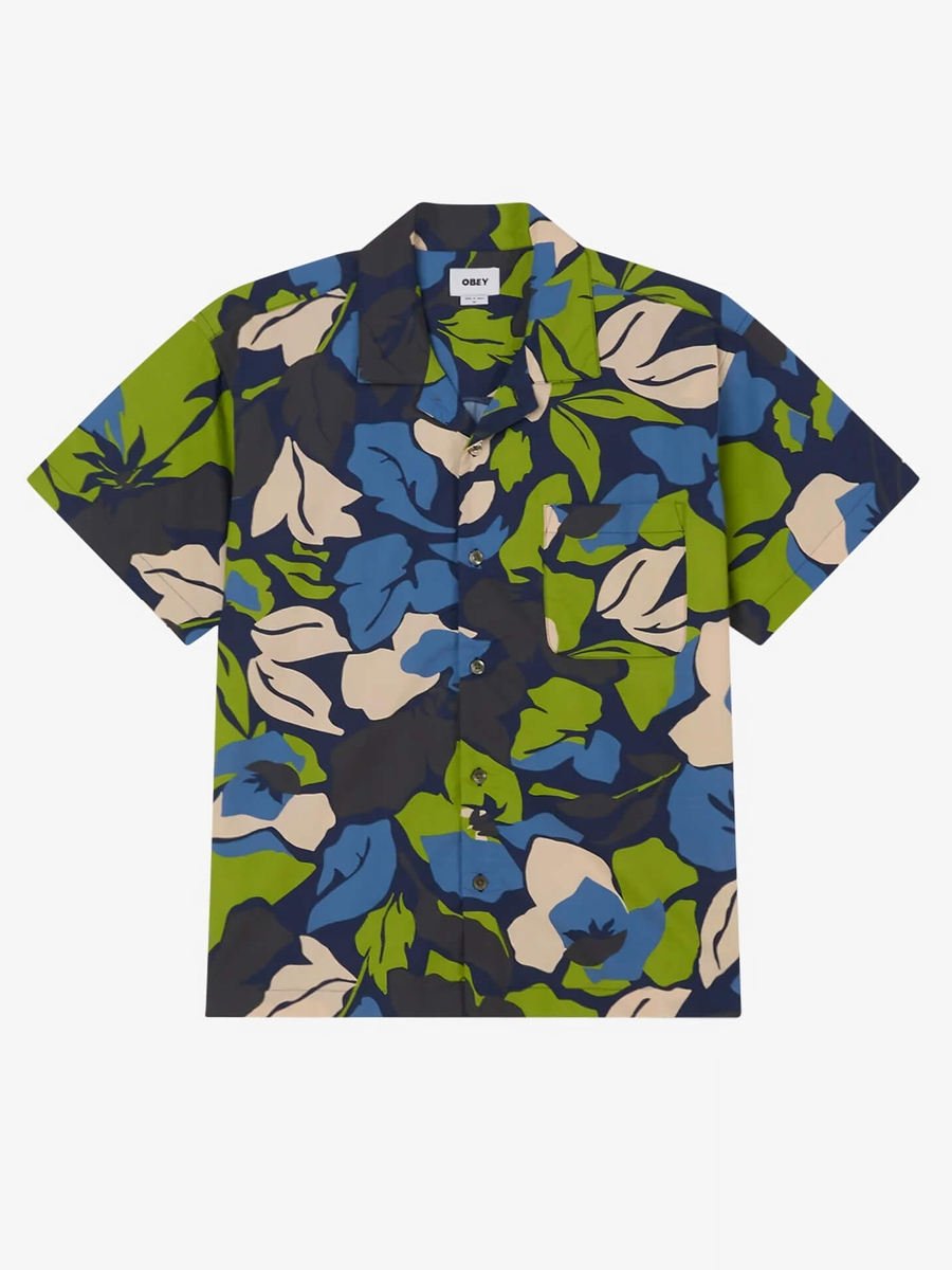 OBEY — Рубашка Maxwell Woven Navy Multi