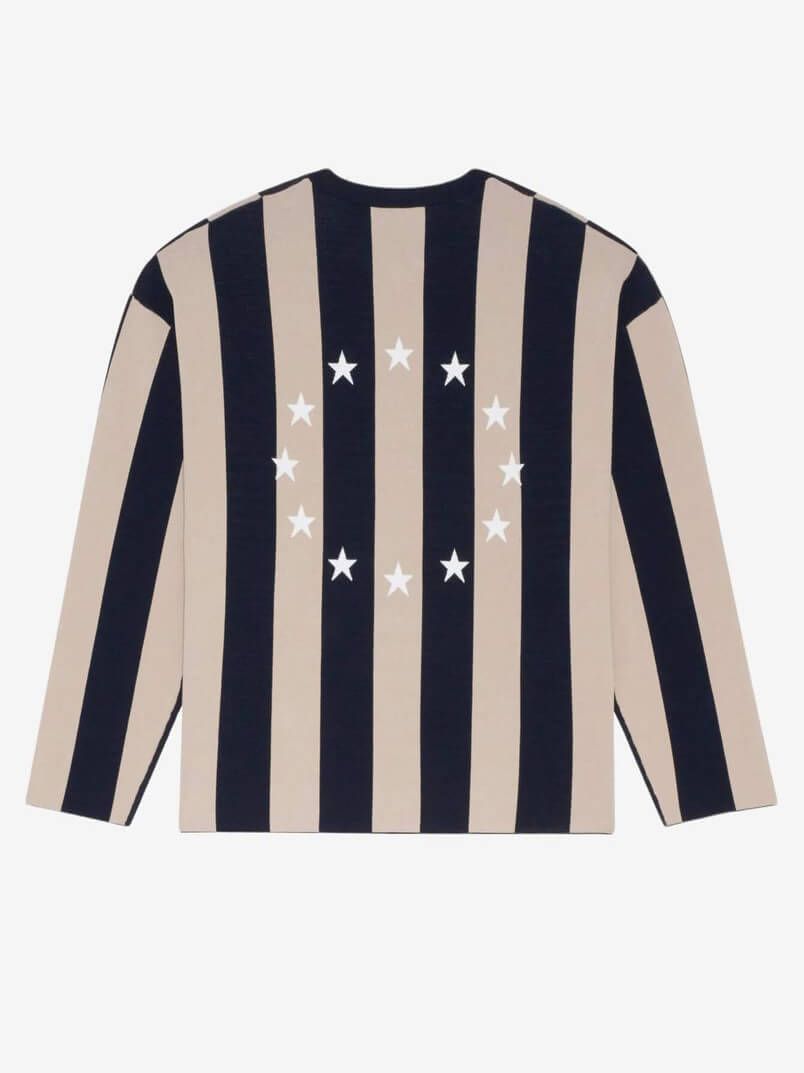 ÉTUDES STUDIO — Лонгслив Soccer LS Striped Navy