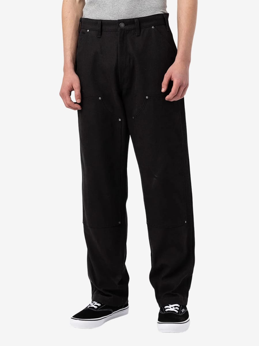 DICKIES — Штаны Duck Canvas Utility Pants Stone Washed Black