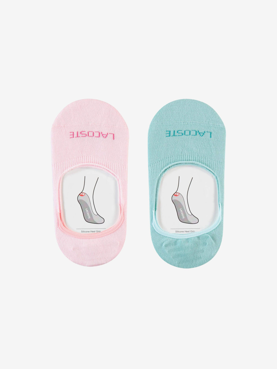 LACOSTE — Носки Lacoste No Show Pink/Blue