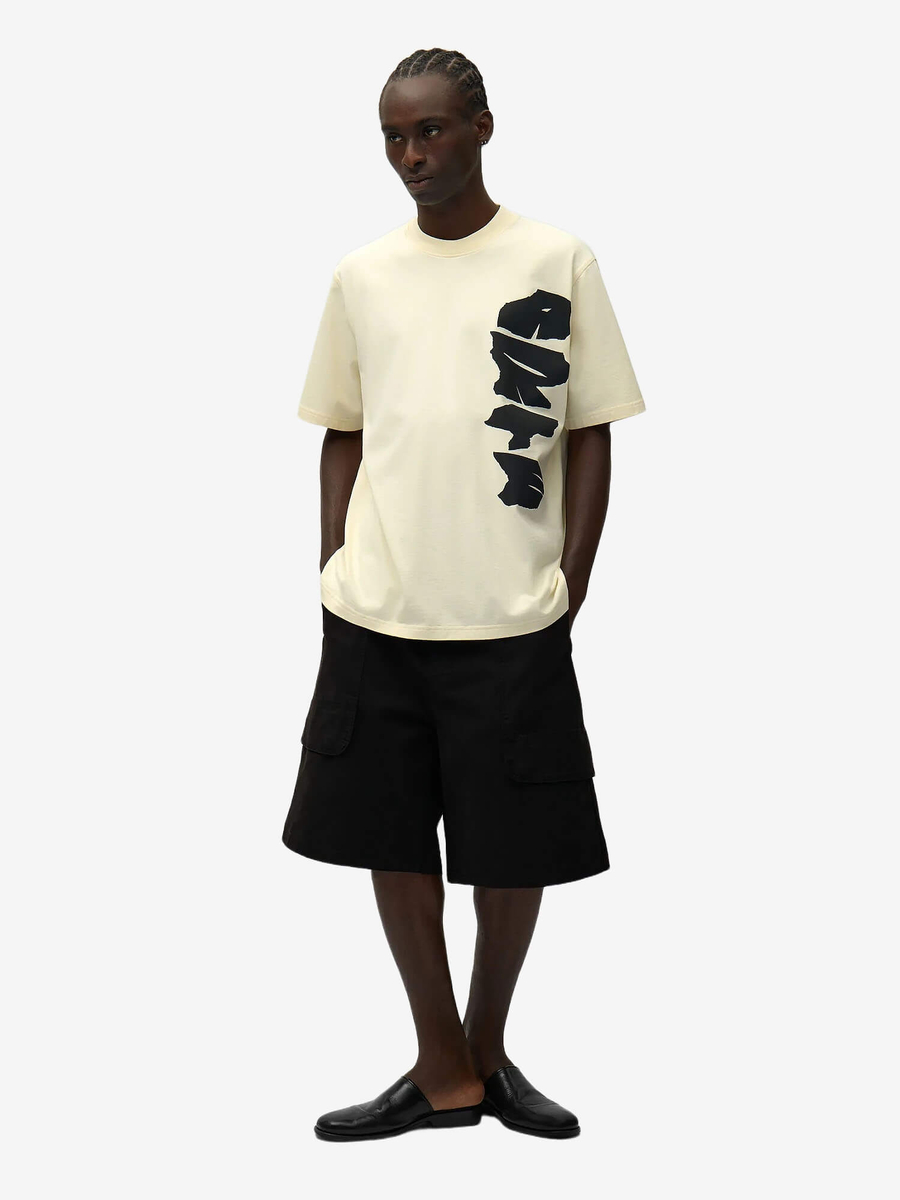ARTE ANTWERP — Футболка Side Logo Tee Cream
