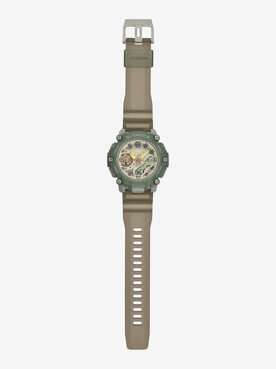 CASIO — Часы G-Shock GMA-S2200PE-3A Olive Green/Yellow
