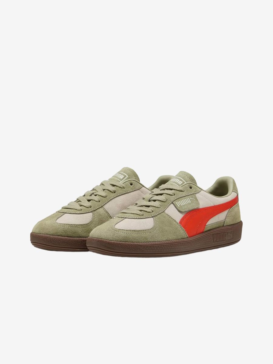 PUMA — Кроссовки Palermo Desert Dust/Fierce Red