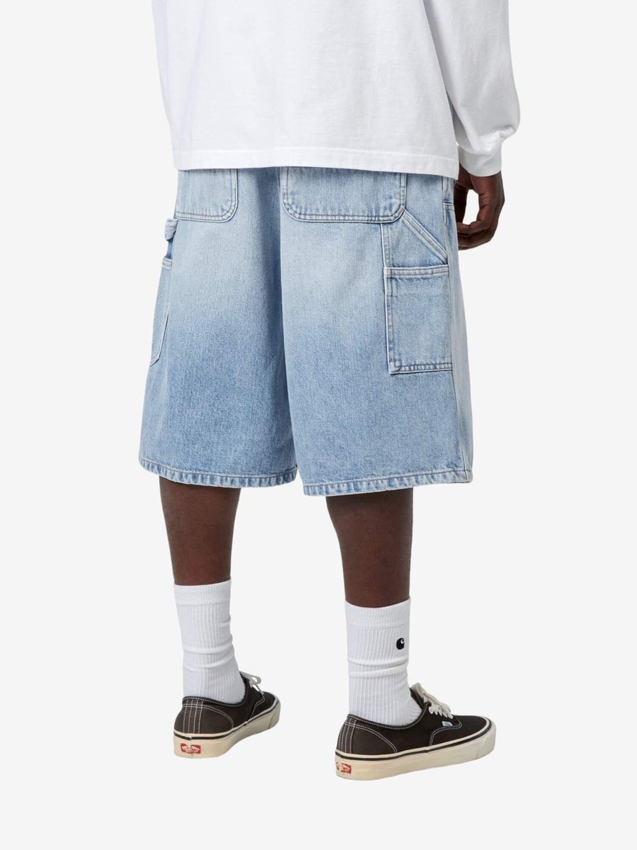 CARHARTT WIP — Шорты OG Double Knee Blue (Heavy Worn Bleached)