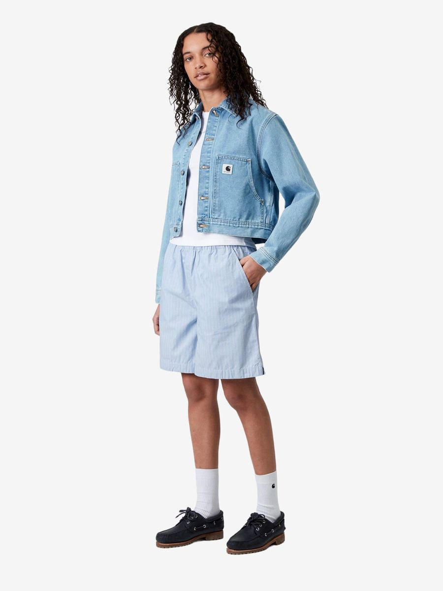 CARHARTT WIP — Шорты Nota Bova Stripe Bluebird
