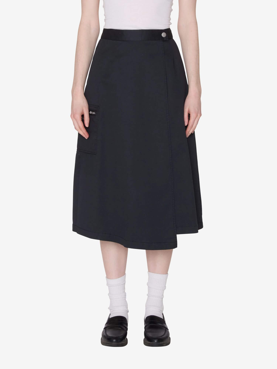 OBEY — Юбка W Arena Wrap Skirt Black