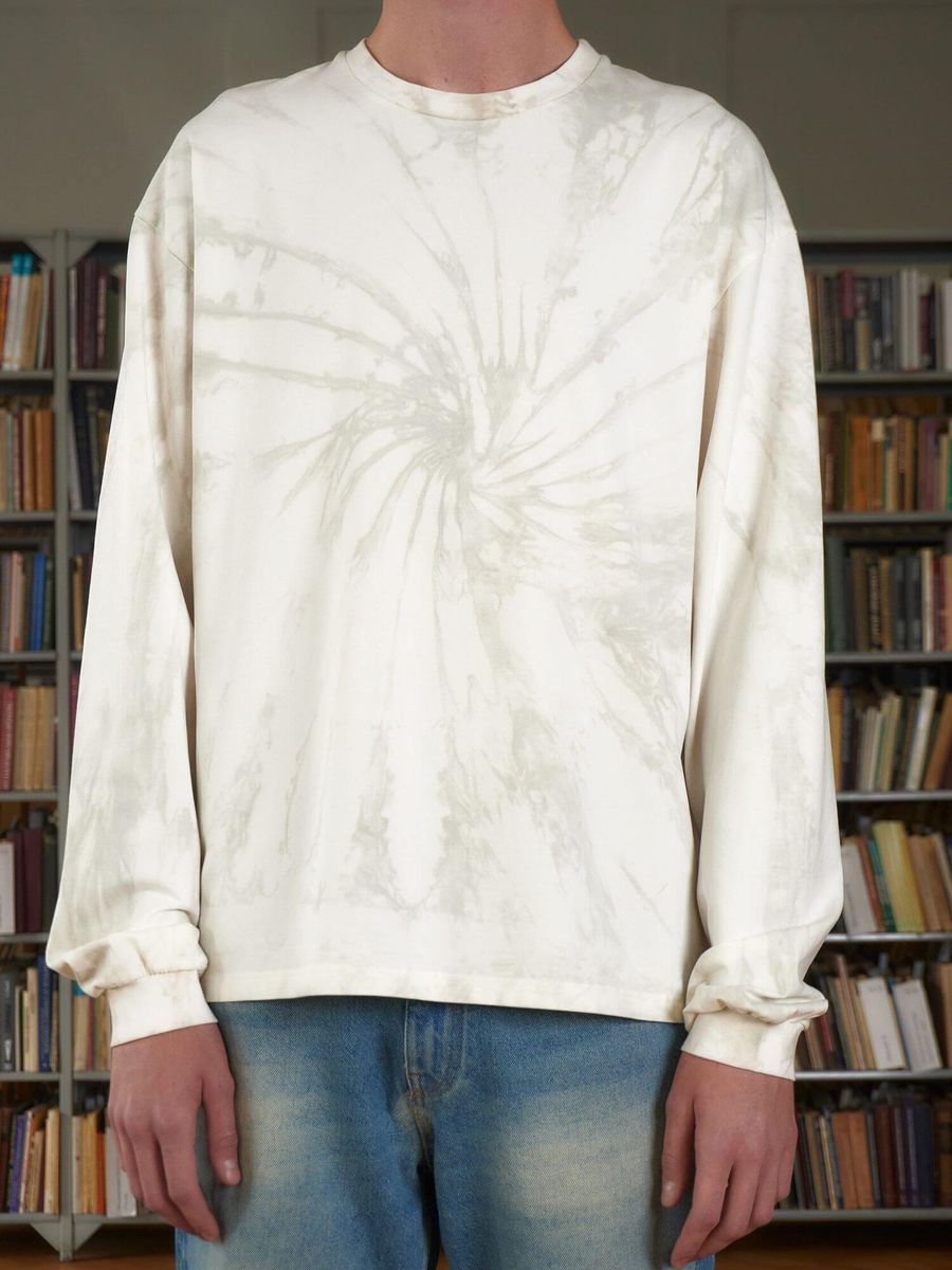 CALLED A GARMENT — Лонгслив Essentials Tie-Dye Дымовая спираль
