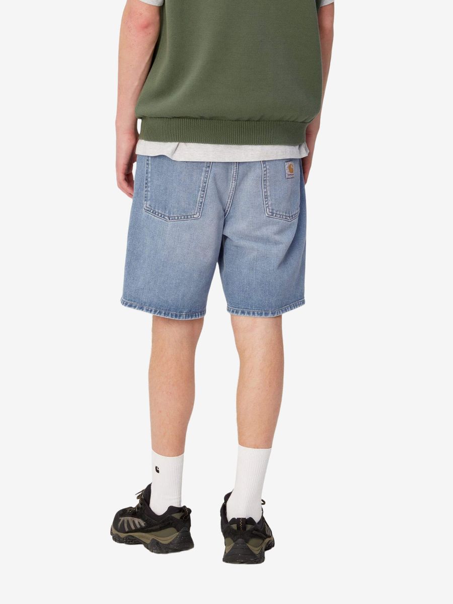 CARHARTT WIP — Шорты Newel Blue Light Used Wash