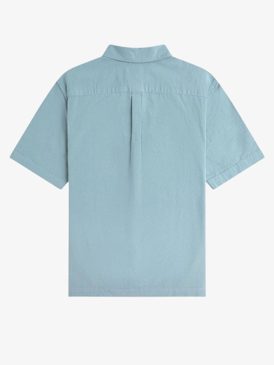 FRED PERRY — Рубашка Pocket Detail Short Sleeve Shirt Stockport Blue