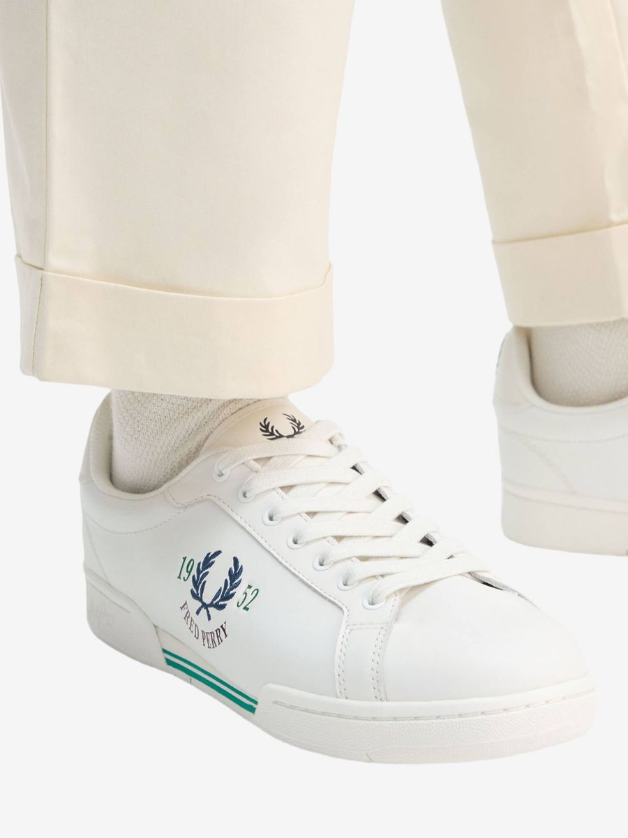 FRED PERRY — Обувь B722 Leather 1952 Snow White