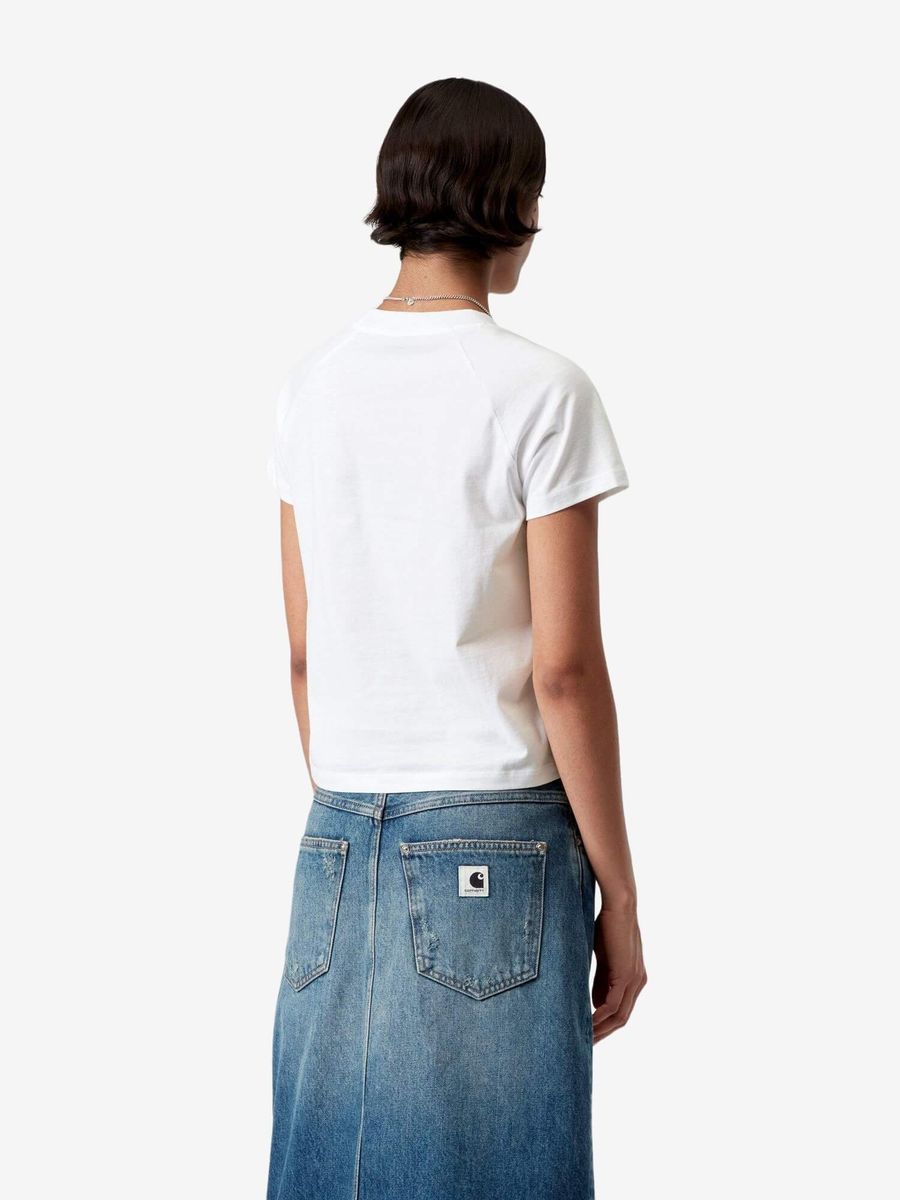 CARHARTT WIP — Футболка W' SS Honest Work T-Shirt White/Black