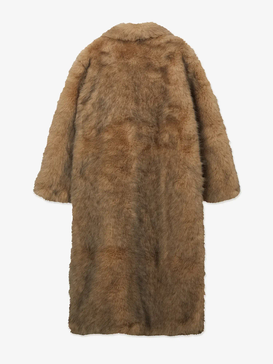 THE RAGGED PRIEST — Пальто меховое Tara Coat Beige