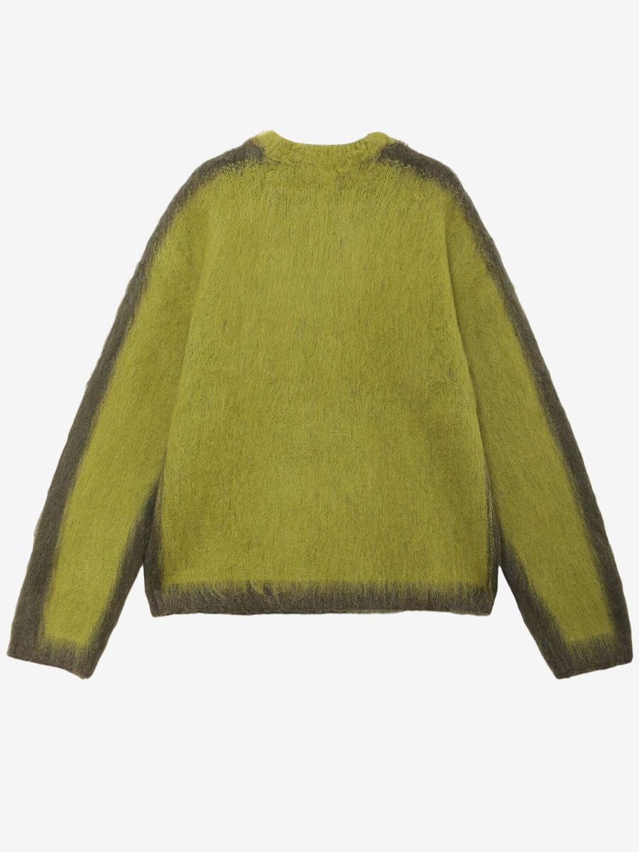 OBEY — Свитер-вязаный W Aura Crew Sweater Lime
