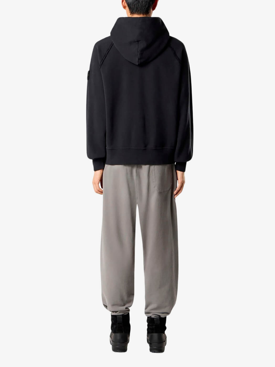 STONE ISLAND — Худи Brushed Organic Reglan Hood Black