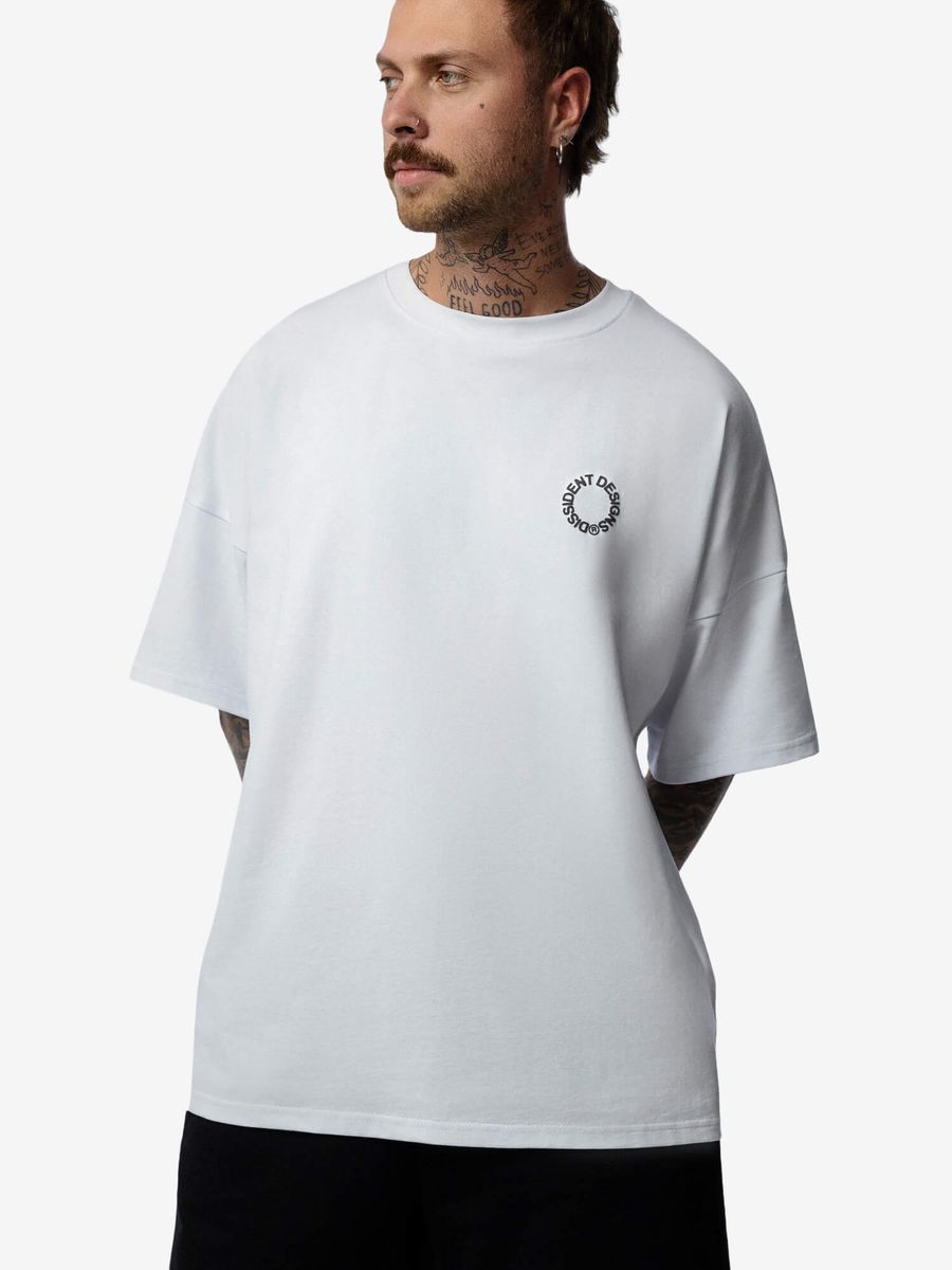 DISSIDENT — Футболка Unity Oversized Tee in White