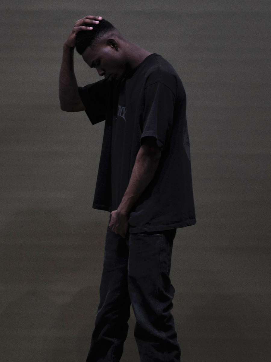 ZNY — Футболка Skull Washed Tee FW26 Black