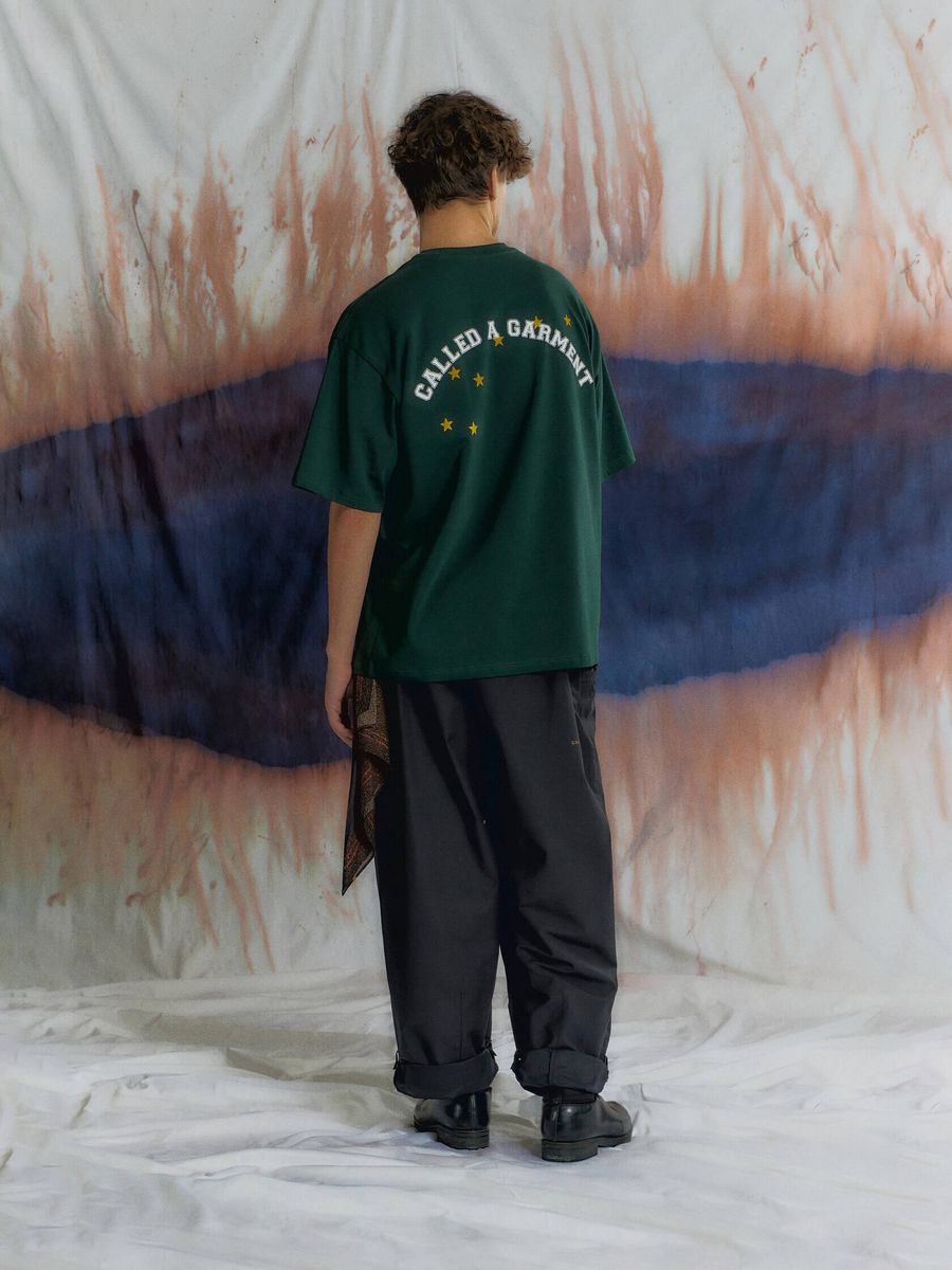 CALLED A GARMENT — Футболка Team Темно-Зеленый