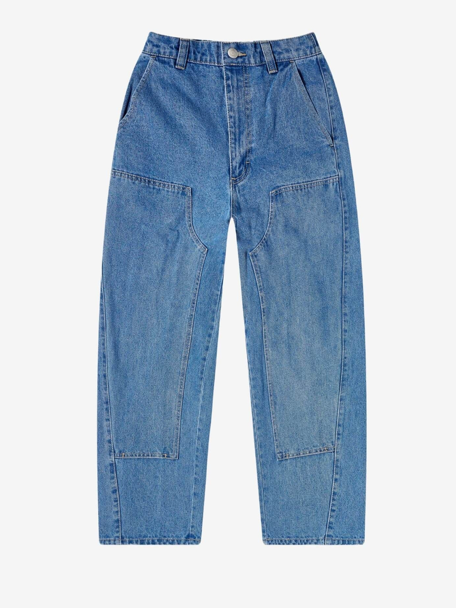 OBEY — Джинсы W Leah Baggy Denim Light Indigo