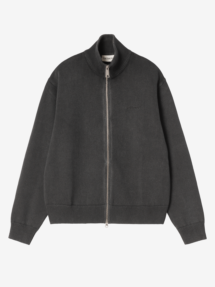 CARHARTT WIP — Свитер вязаный Zip W Kori Sweater Black (Garment Dyed)