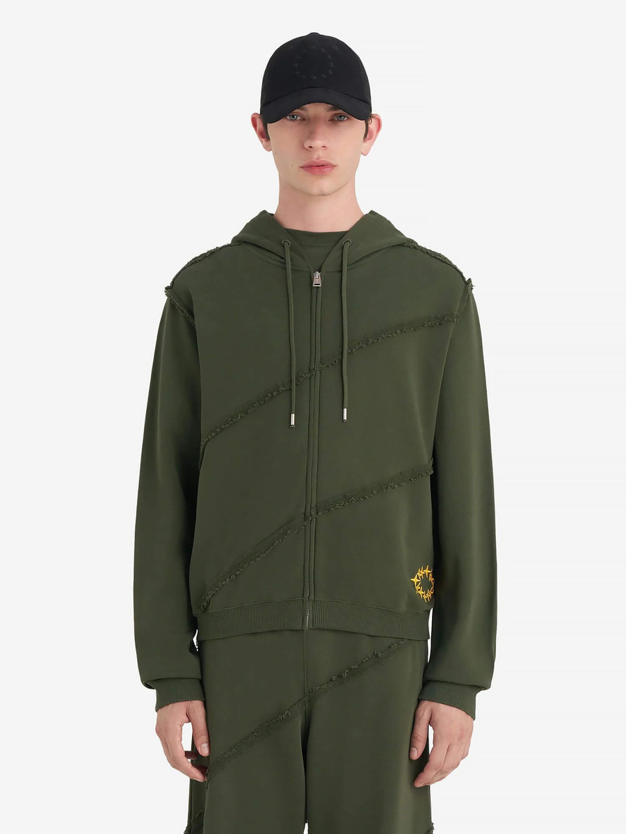 ÉTUDES STUDIO — Худи ZIP Slim Zip Hoodie Dark Green