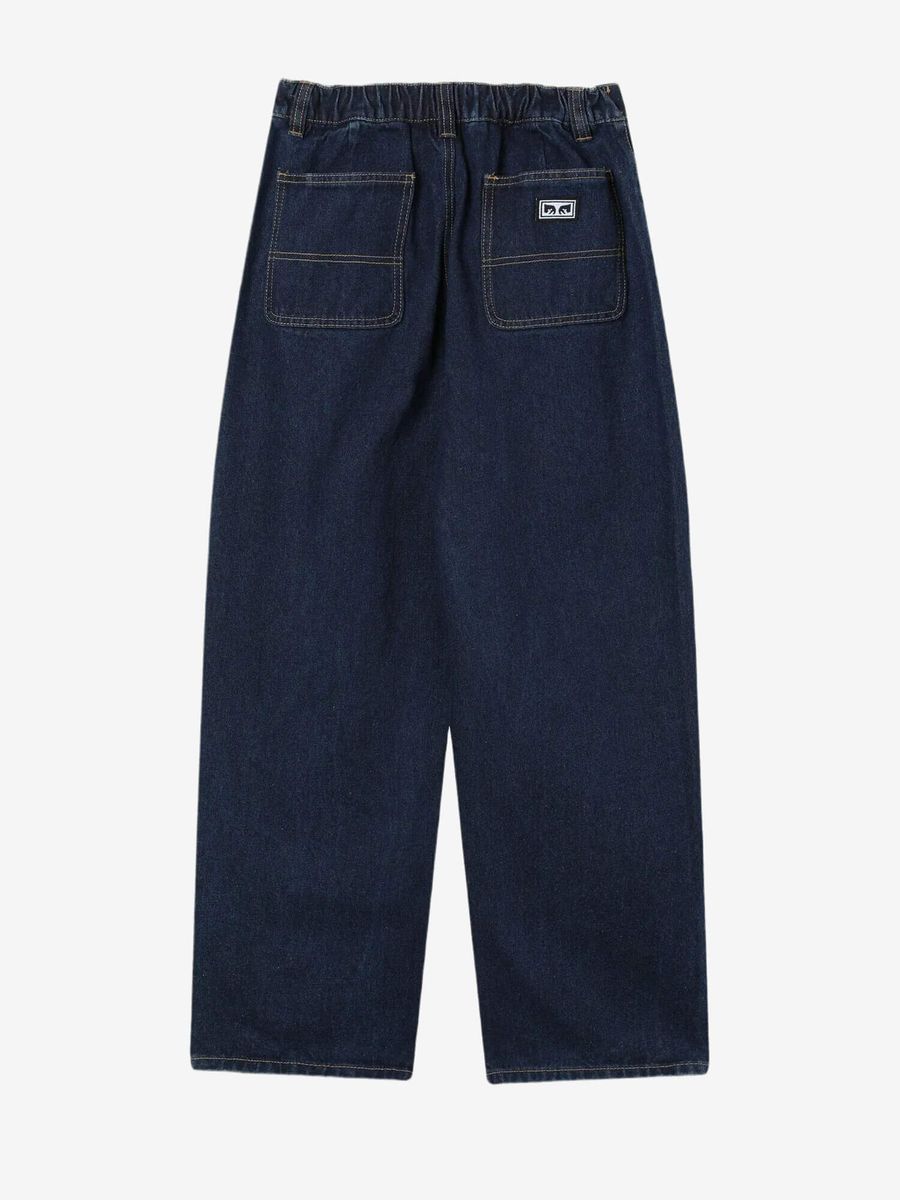 OBEY — Джинсы W Leah Baggy Denim Rinse
