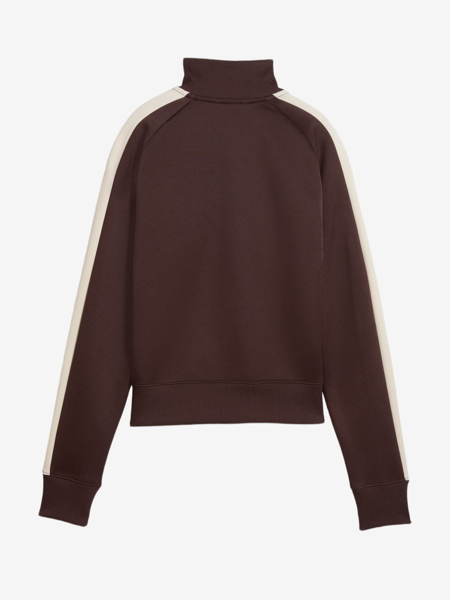 PUMA — Олимпийка T7 Always ON Short Track Jacket Chocolate Brown
