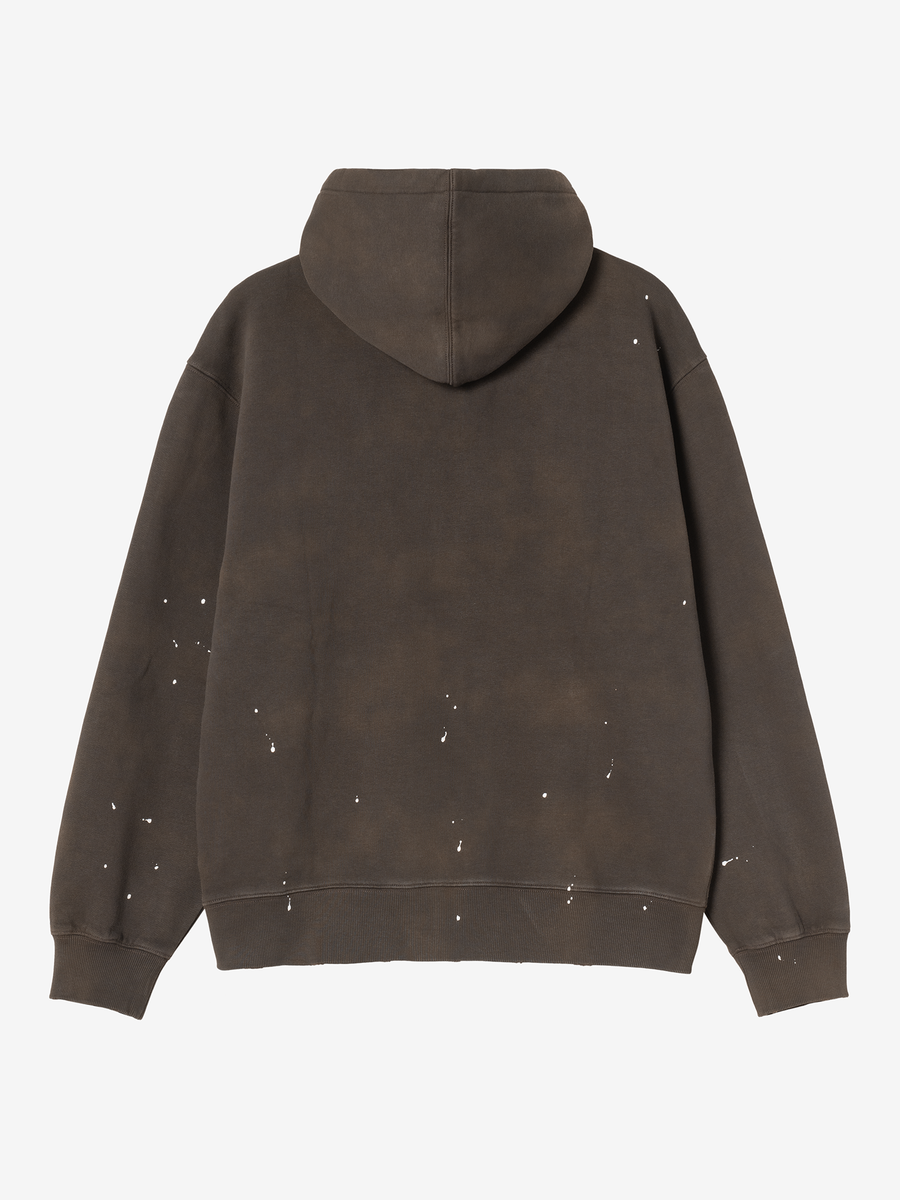 CARHARTT WIP — Худи Painter Zip Tobacco (Destroy Wash, Splatter)