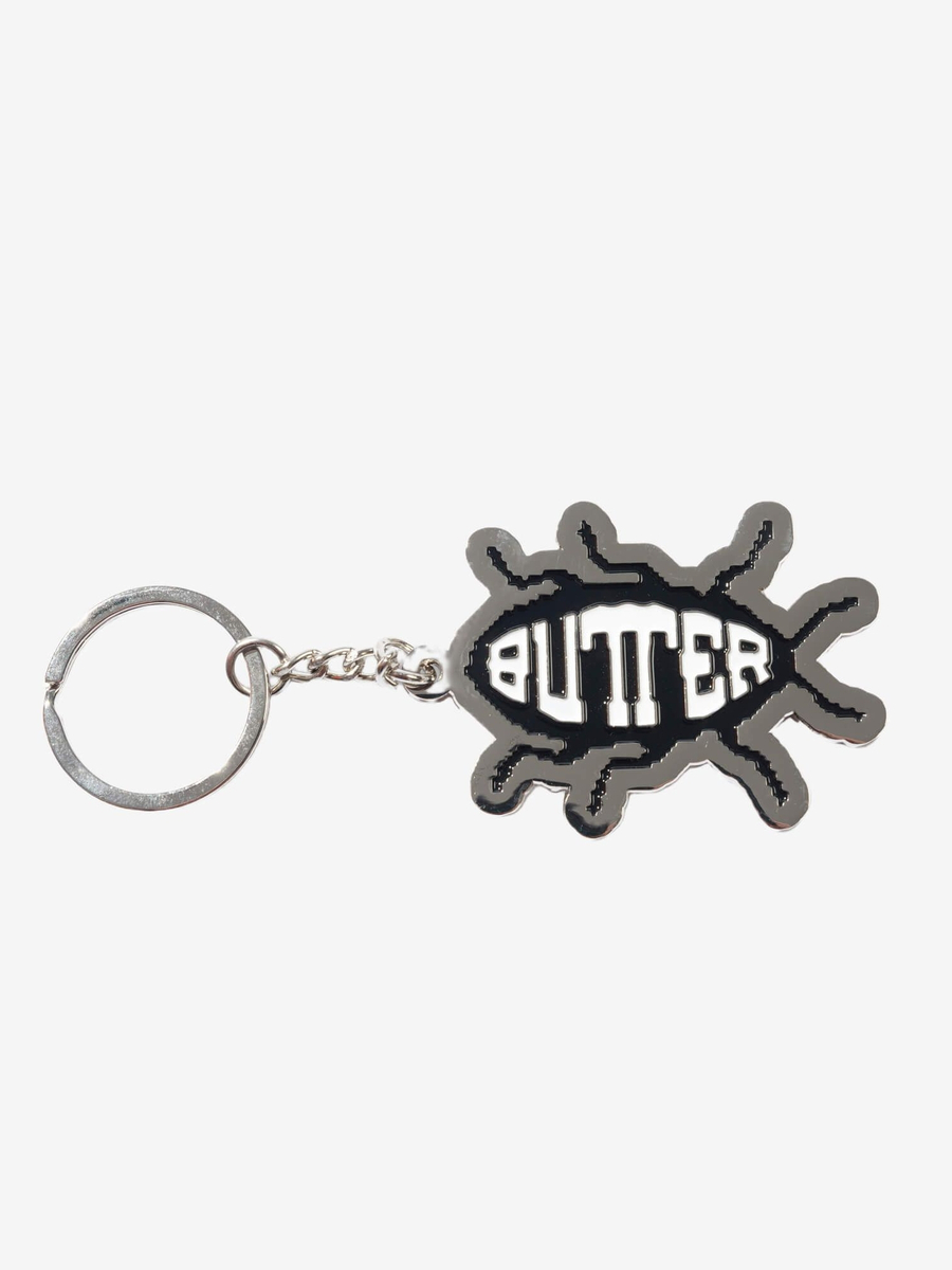 BUTTER GOODS — Брелок Roach Enamel Key Chain Silver