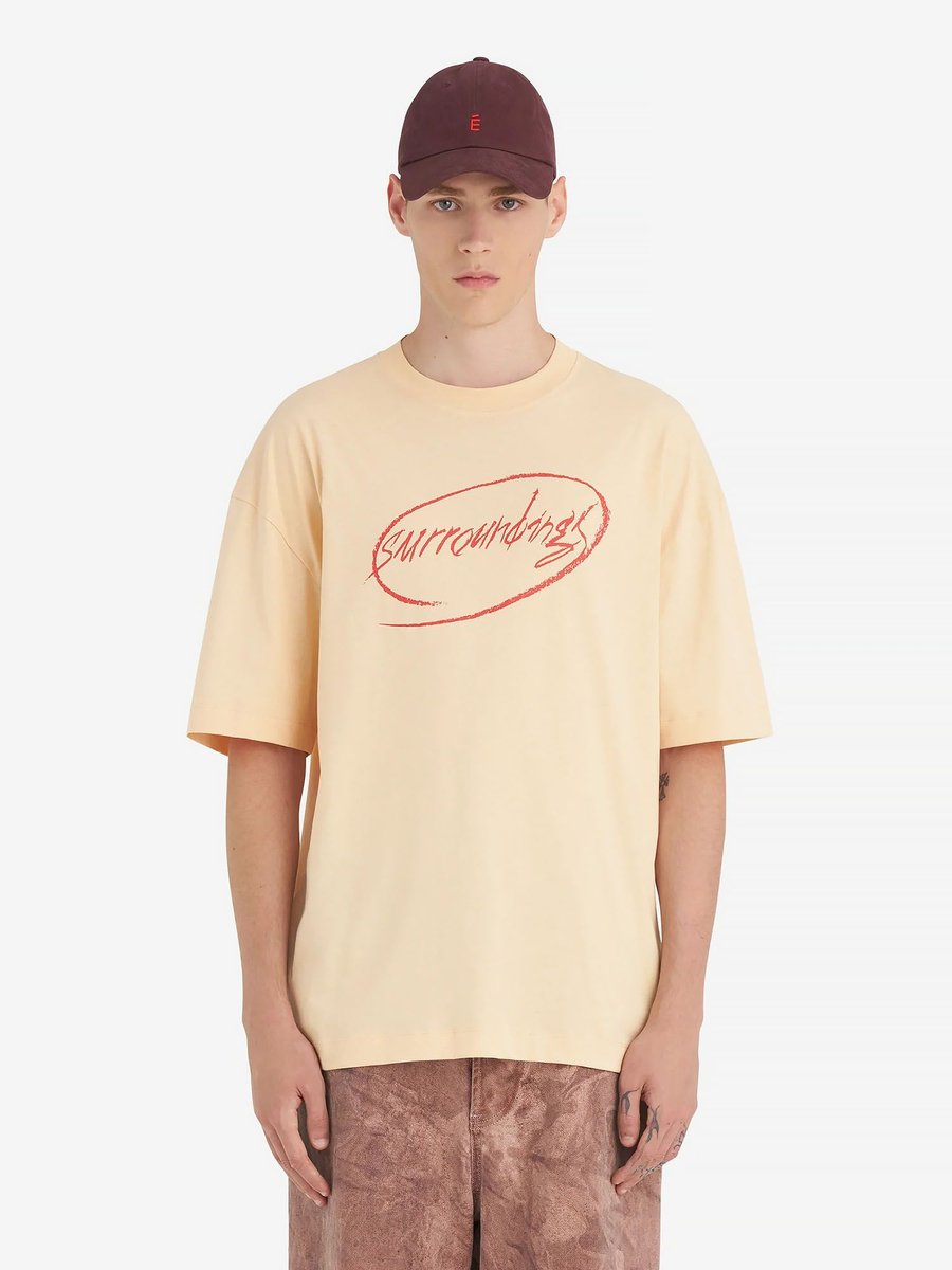 ÉTUDES STUDIO — Футболка Relax T-Shirt Surroundings Apricot