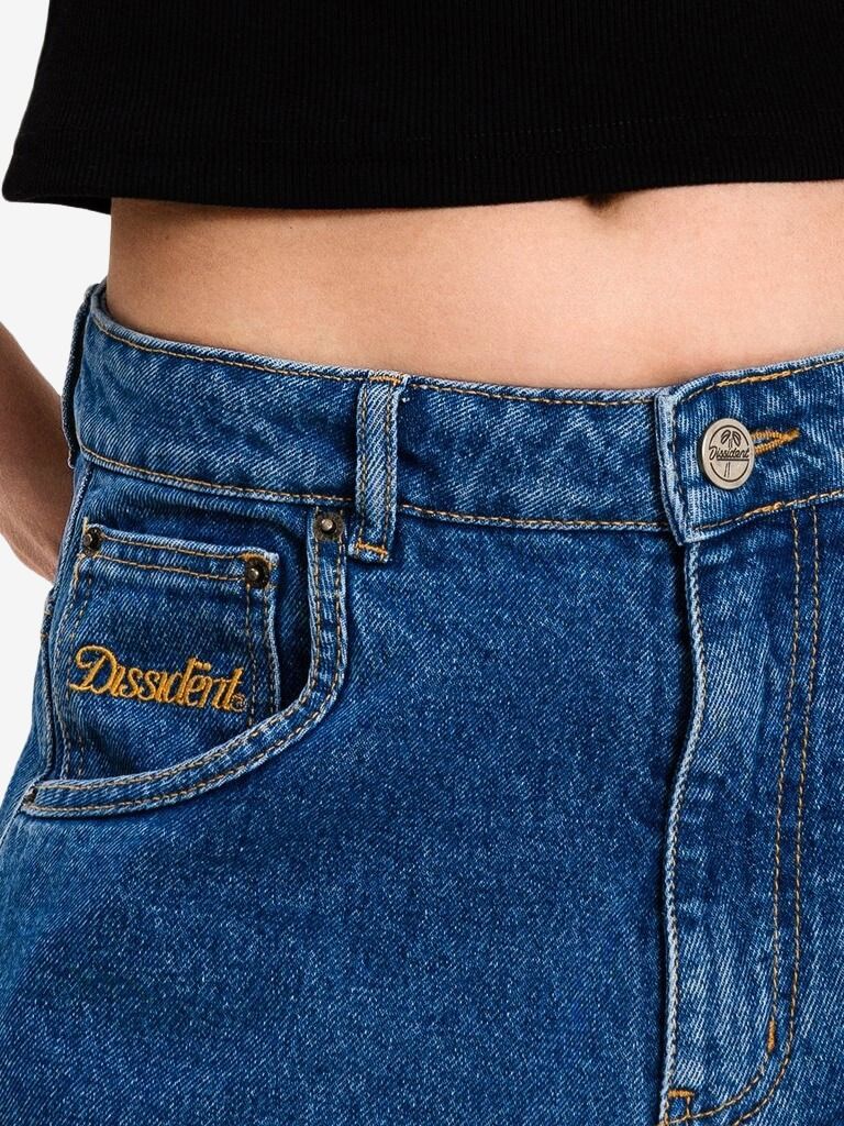 DISSIDENT — Джинсы Coat of Hearts Baggy Jeans Blue