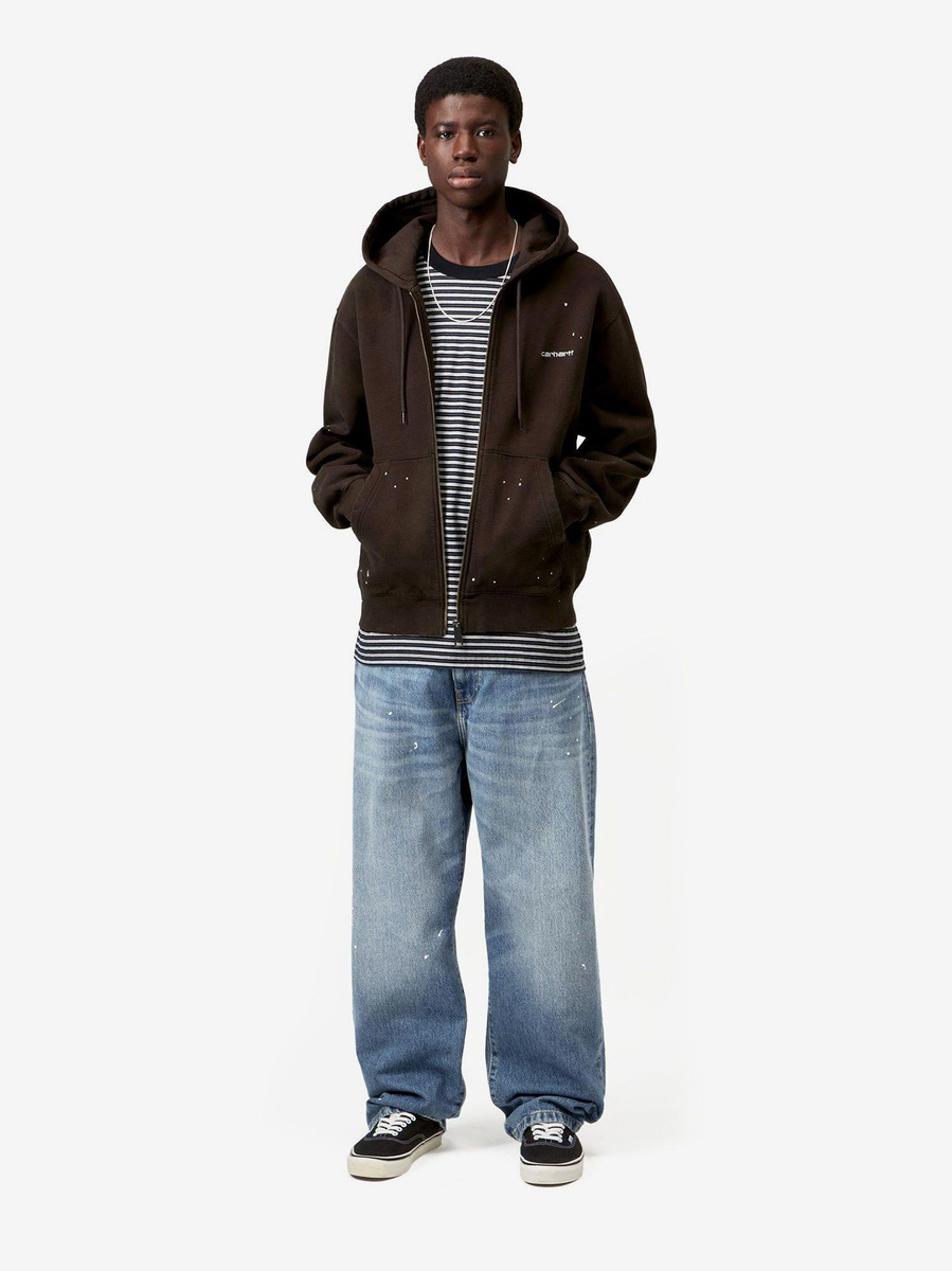 CARHARTT WIP — Джинсы Landon Blue (Destroy Wash, Splatter)
