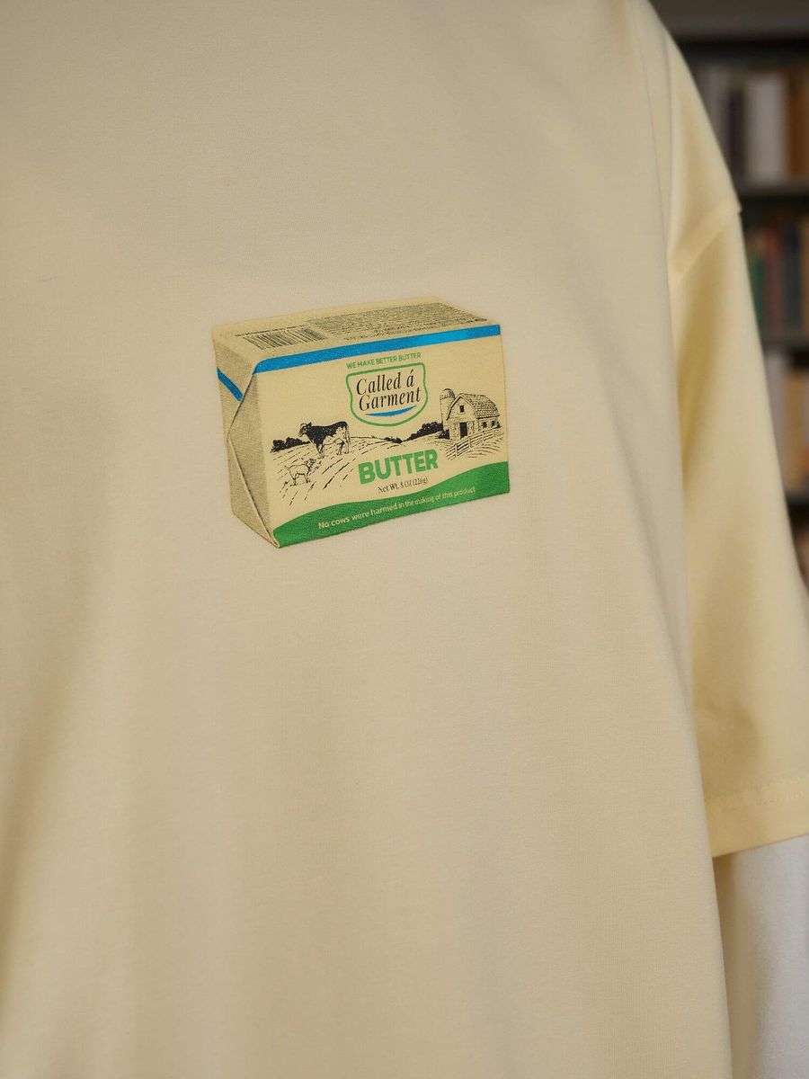 CALLED A GARMENT — Футболка BUTTER Масленый