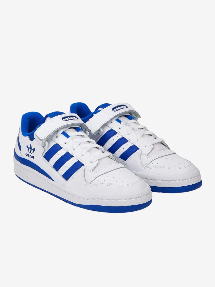 ADIDAS ORIGINALS — Forum Low Cloud White/Royal Blue