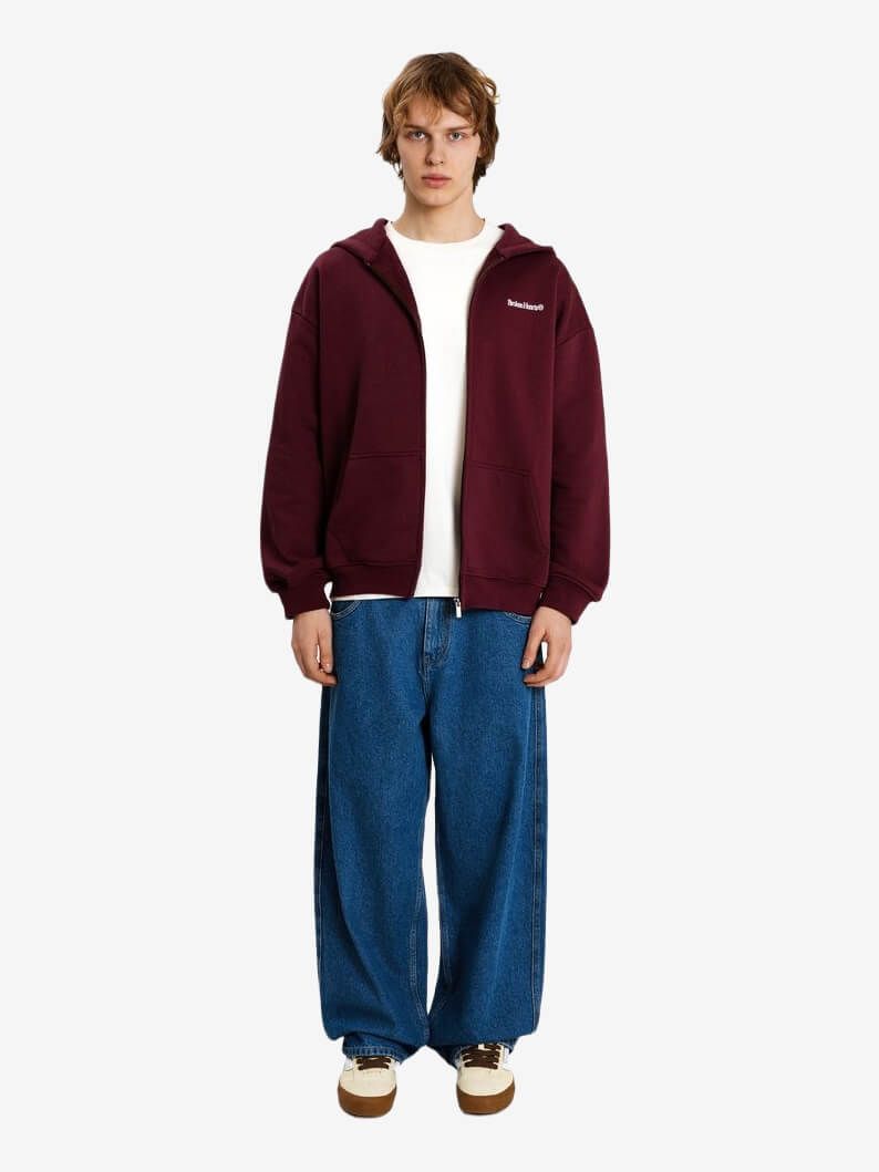 DISSIDENT — Худи Hearts Copyright Zip Hoodie Burgundy