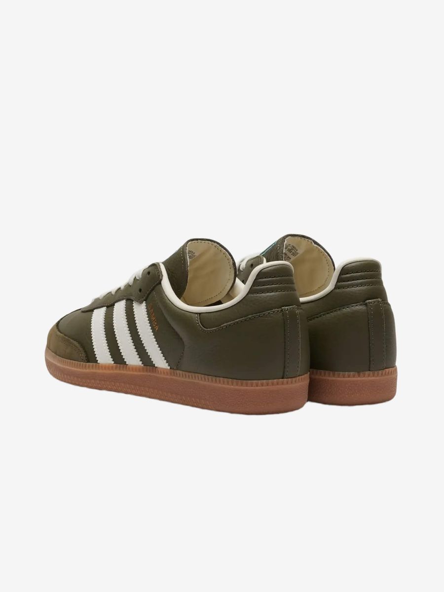 ADIDAS ORIGINALS — Кроссовки Samba Dark Khaki/Off White/Gum